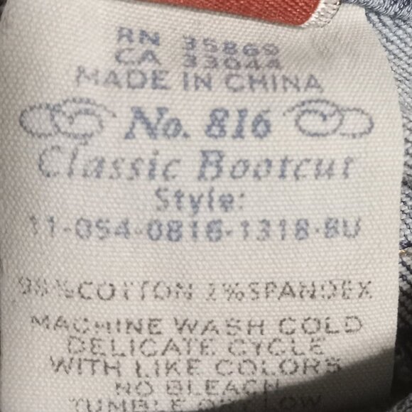 Stetson Women's 816 Classic Arrow Bootcut Jeans Size 6 X-Long - Picture 7 of 7